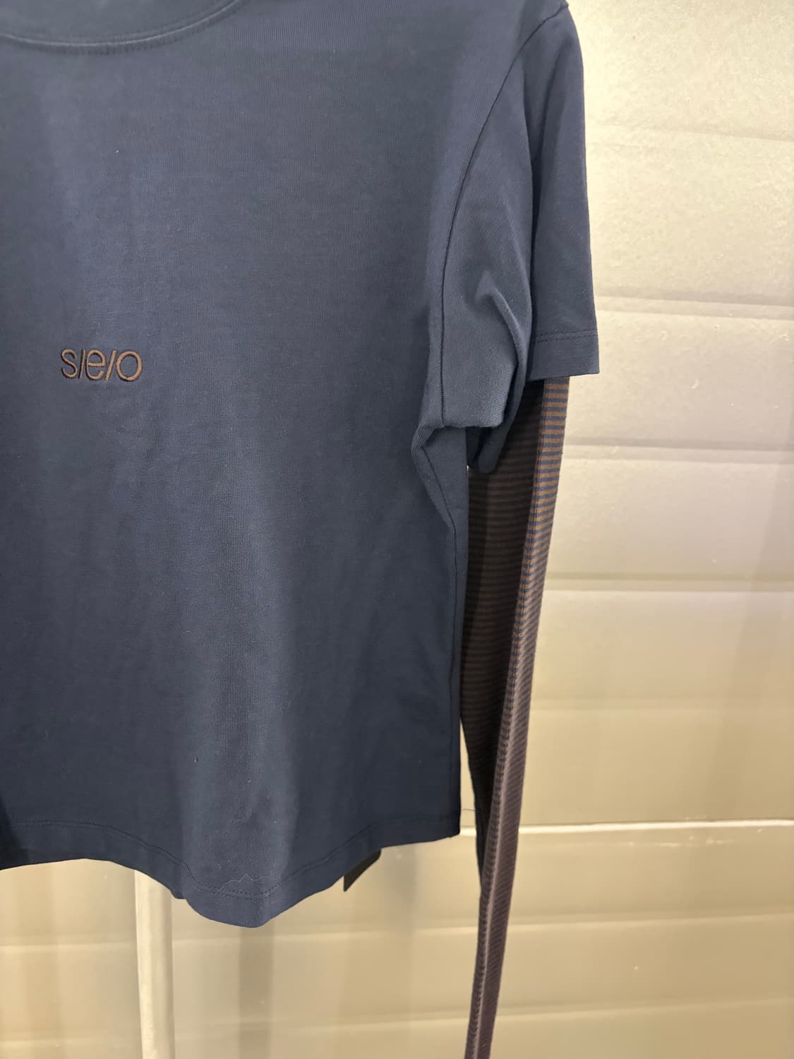 s/e/o layered crop long sleeve t-shirt 상품이미지4