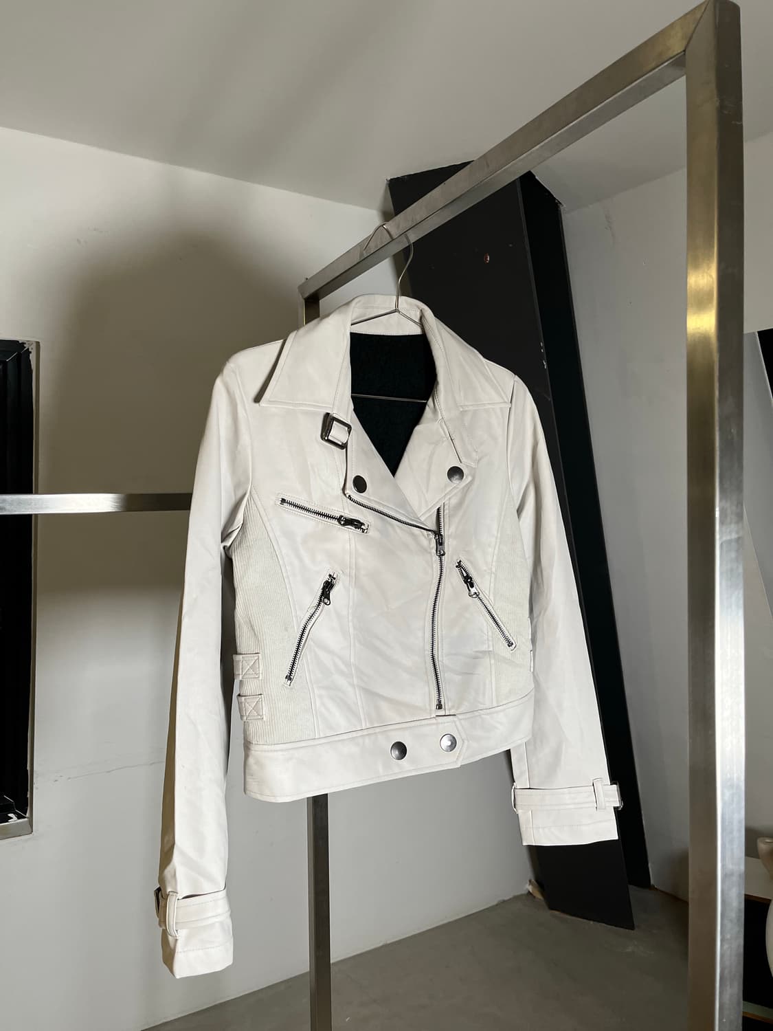 Biker Type Leather Jacket 상품이미지4