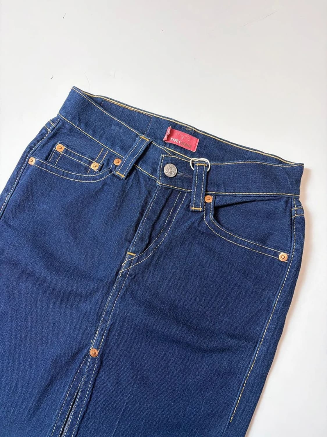 리바이스 Type1 앞트임 데님 스커트 PN9550 상품이미지2