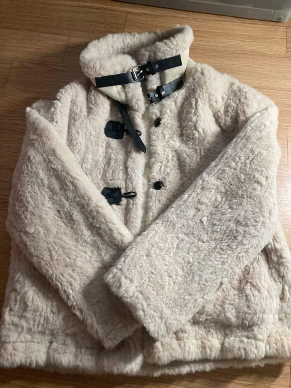 리컨 더플 버클 떡볶이 퍼 자켓 상품이미지3