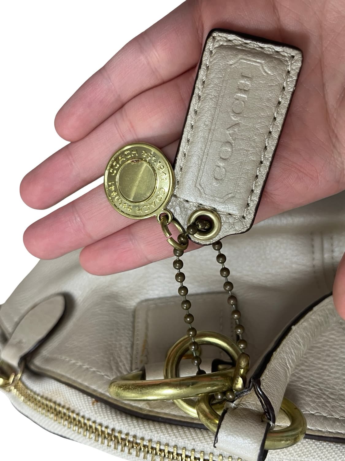 코치 실버 토드백 상품이미지8