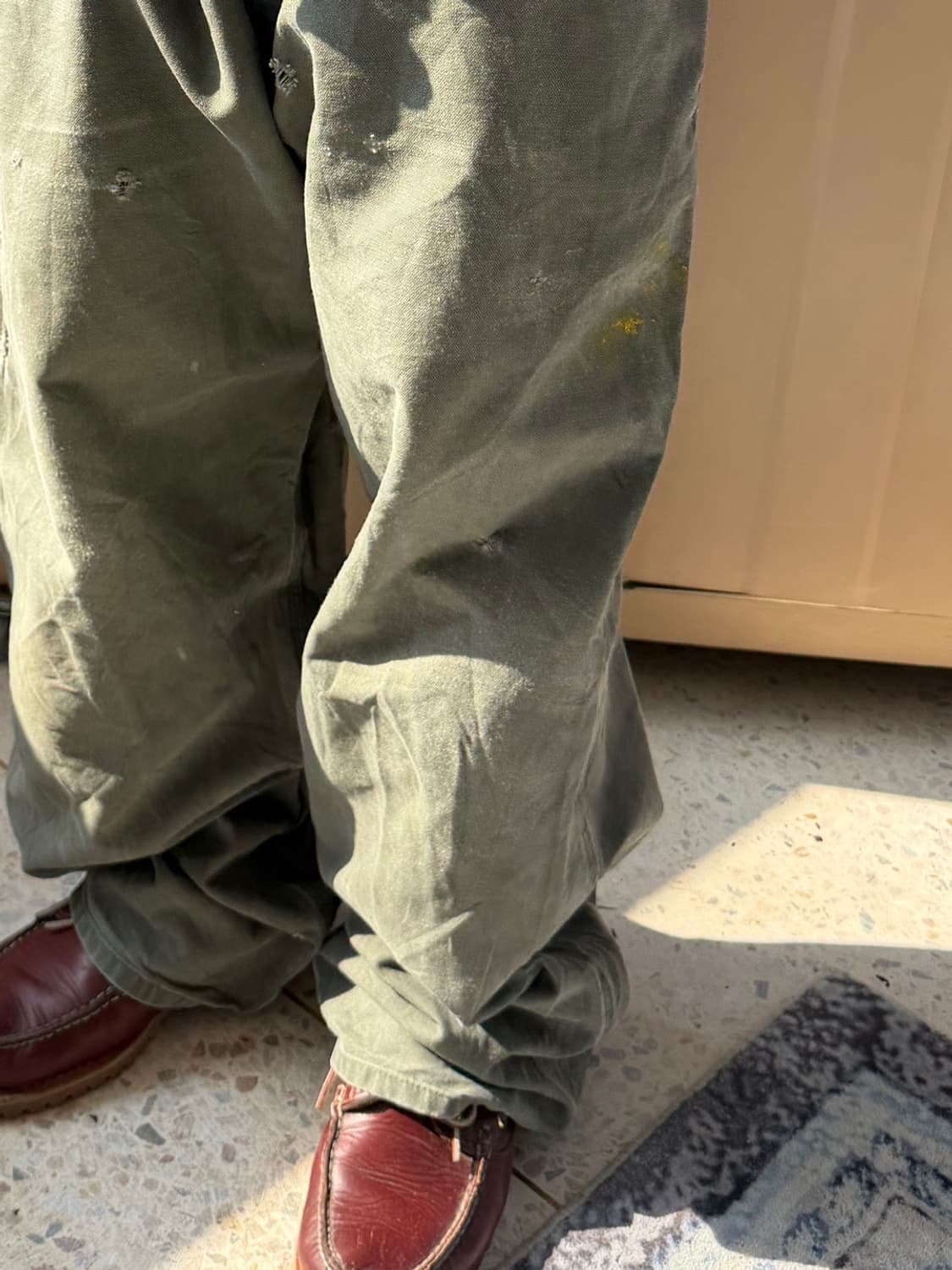 칼하트 카펜터 워크팬츠 모스그린 상품이미지4