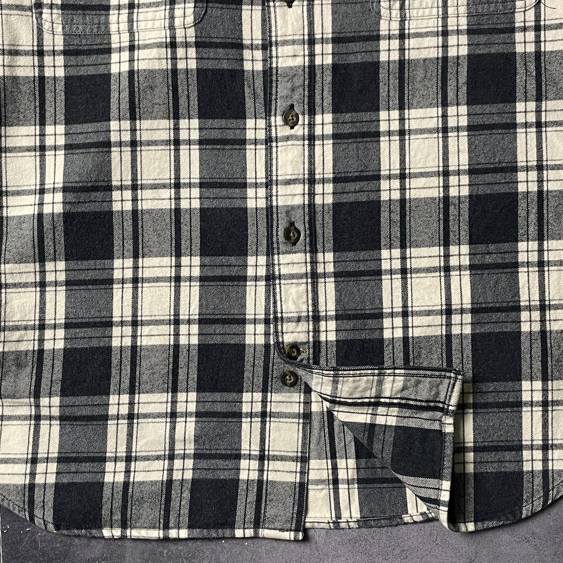 CARHARTT 칼하트 빈티지 체크 플란넬 워크 셔츠 A00891 상품이미지4