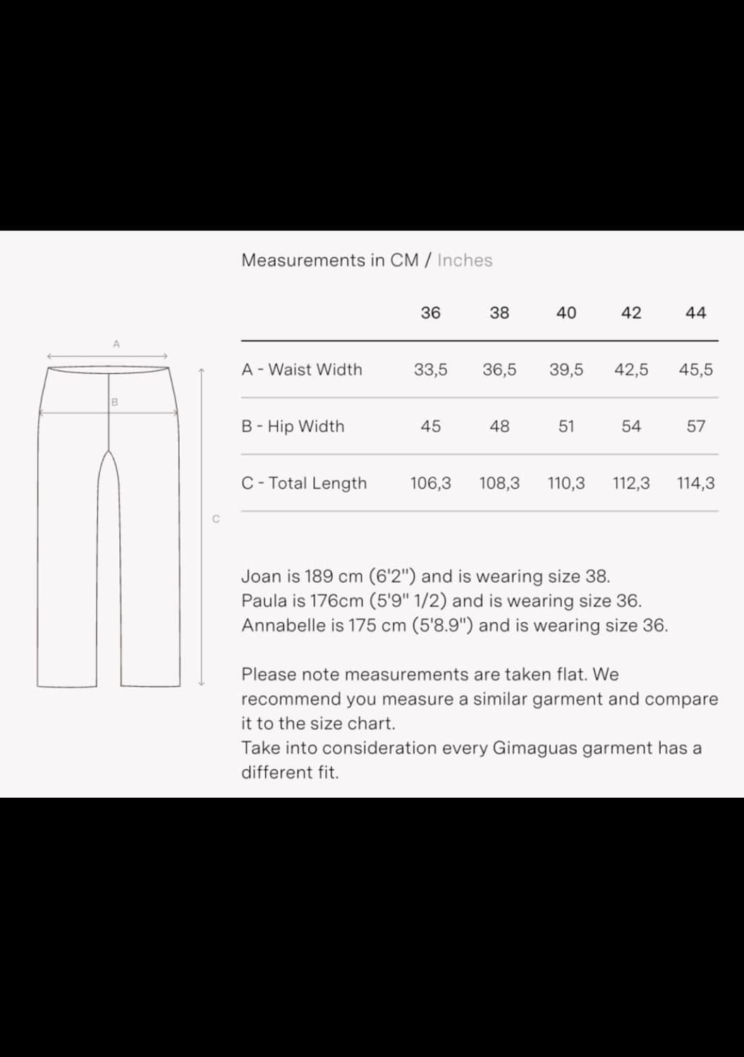 기마구아스 다니엘 팬츠 44 상품이미지2