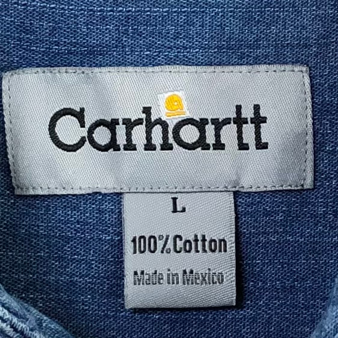 L 칼하트 데님 셔츠 상품이미지3
