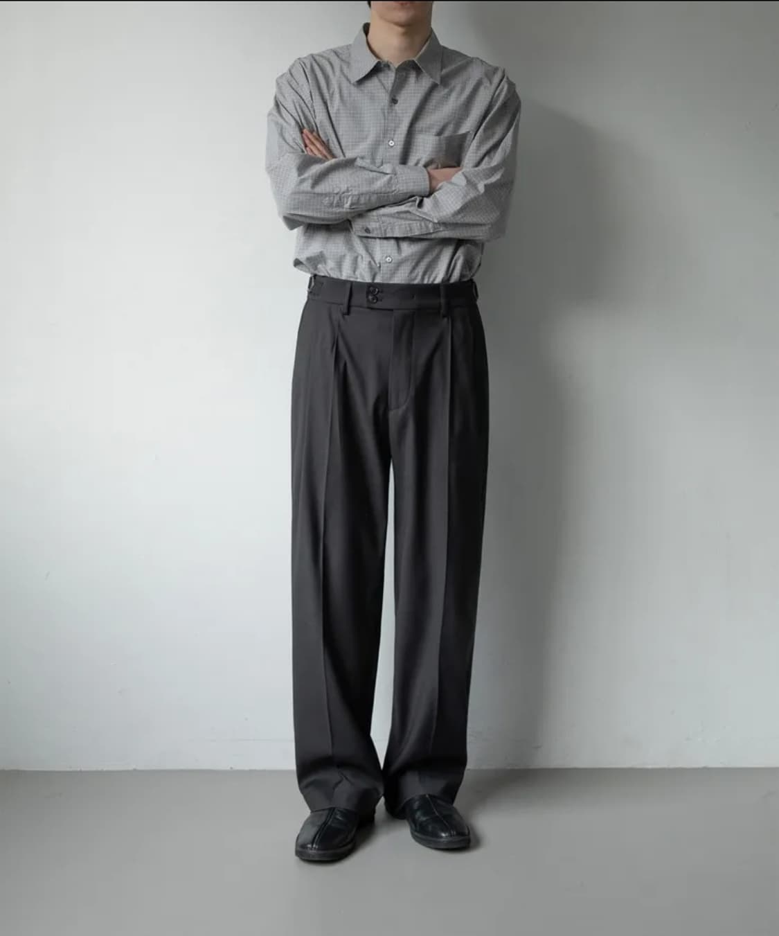 [AW] Santiago Slacks flexible (Charcoal) 상품이미지2