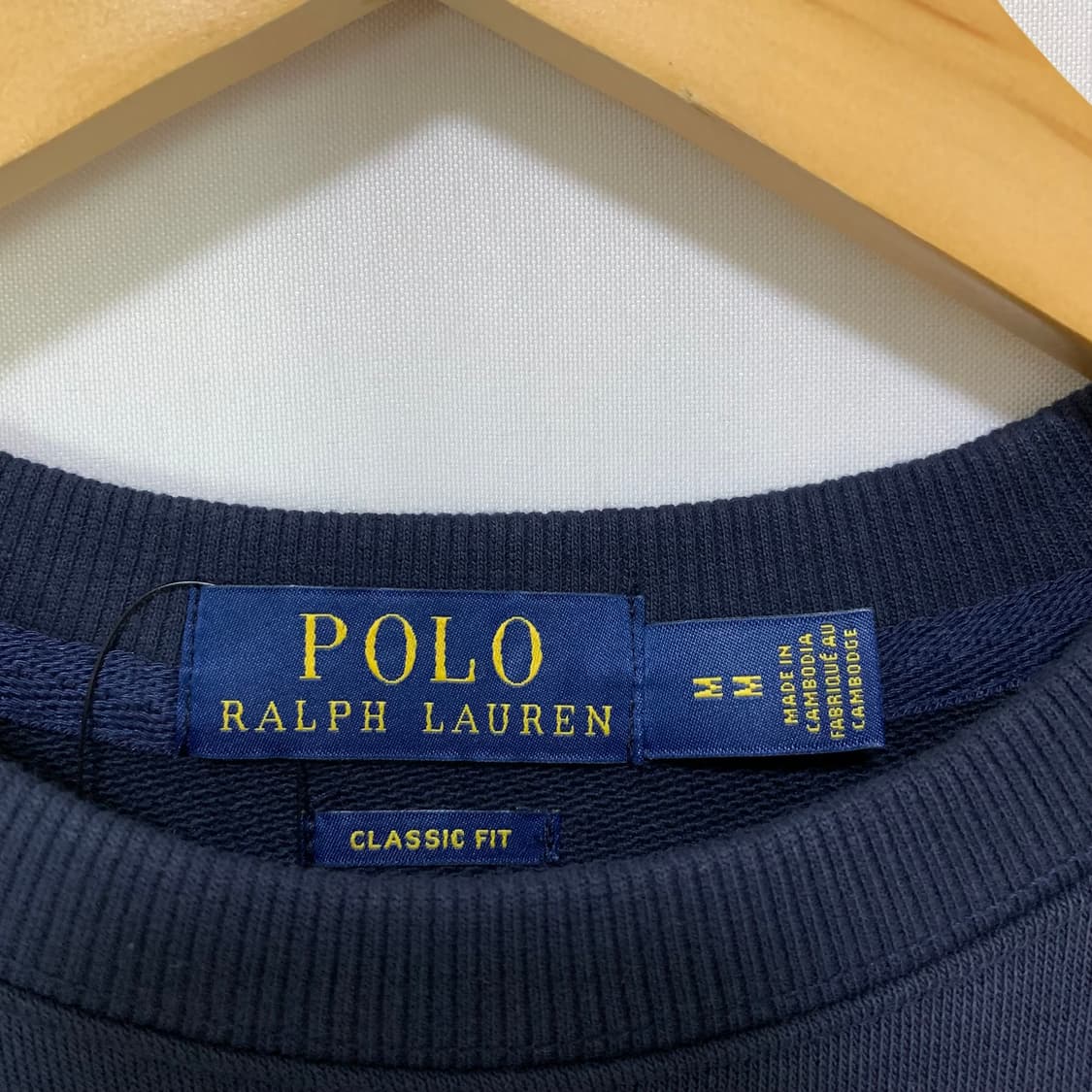 폴로 랄프로렌 골프 베어 맨투맨 네이비 롱슬리브 빈티지 곰돌이 M 상품이미지4