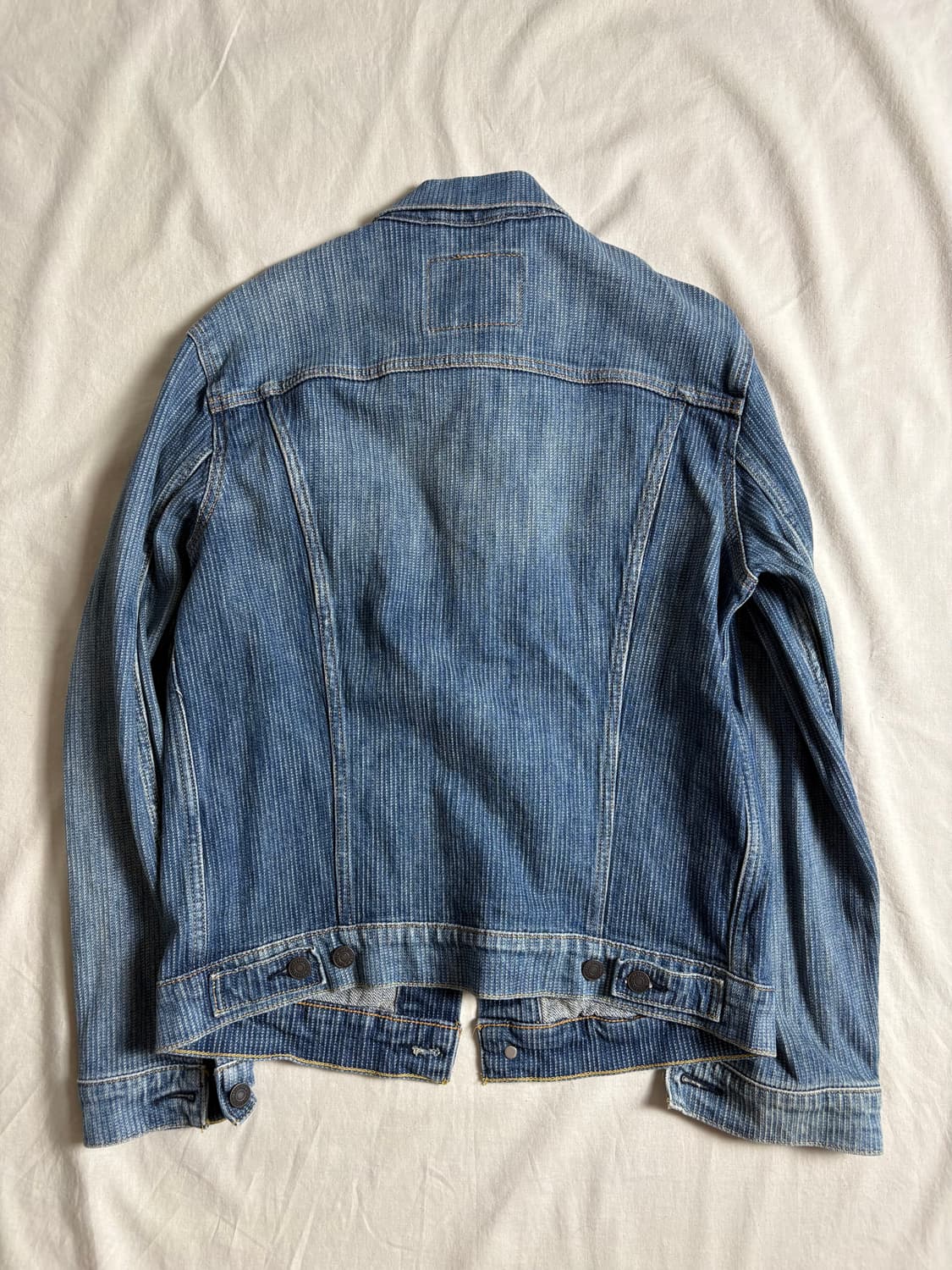 Levi's 리바이스 스트라이프 데님 트러커 자켓 M 상품이미지2