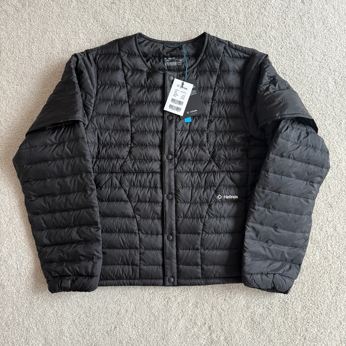 헬리녹스 디테처블 미드레이어 경량 구스다운자켓 S 사이즈 상품이미지1
