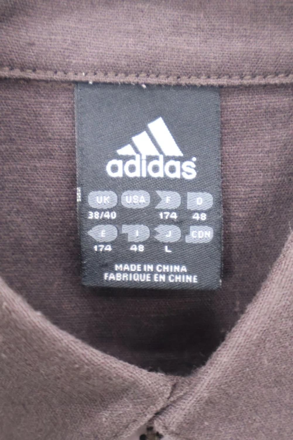 Adidas 3 Stripe Brown Short Sleeve Shirt 상품이미지6