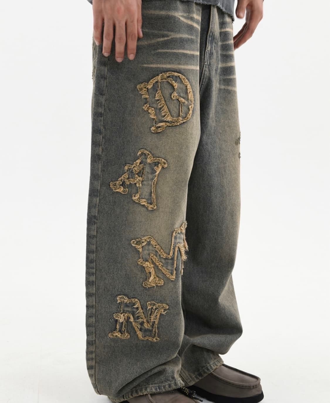 (택배비 포함) 래리클락 워싱 데님 팬츠  상품이미지1