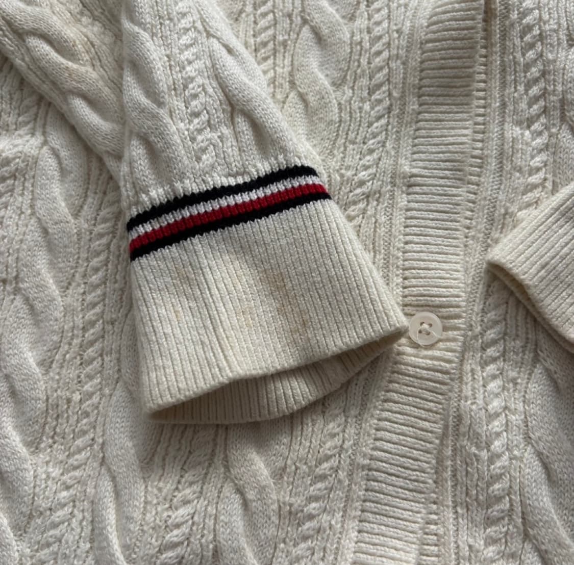 타미힐피거 케이블 꽈배기 니트 가디건 키즈 상품이미지4