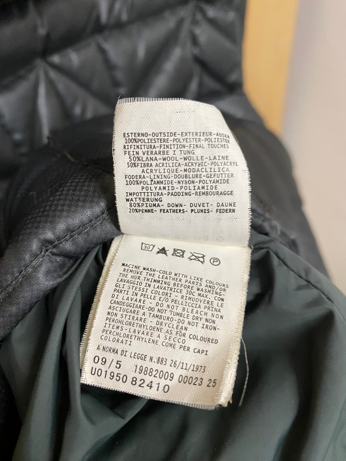 JUST CAVALLI y2k down parka 울프죠 다운 패딩 파카 상품이미지9