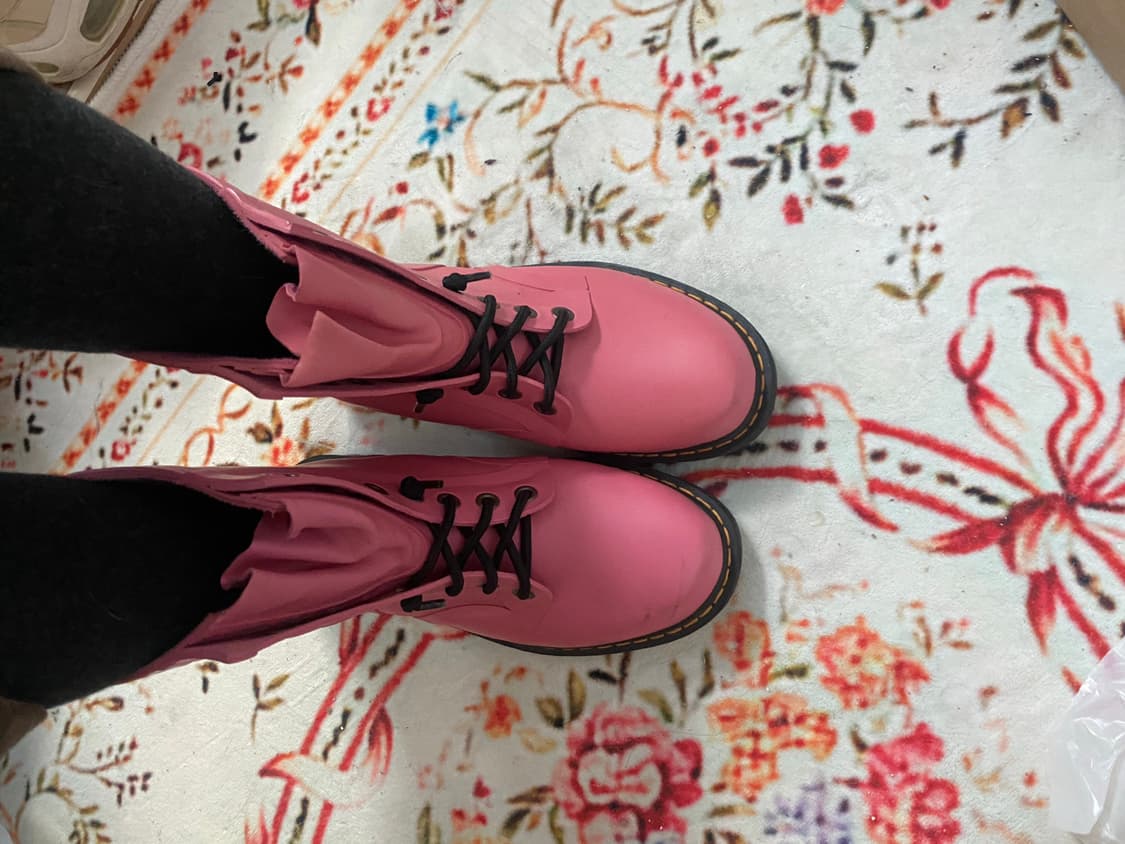 닥터마틴 핑크 레인부츠 상품이미지3