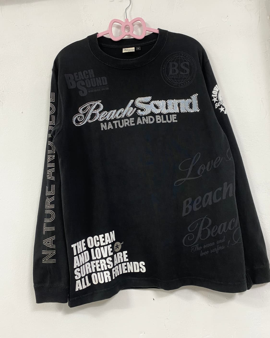 Y2K PUNK RHINESTONE LONGSLE 상품이미지2