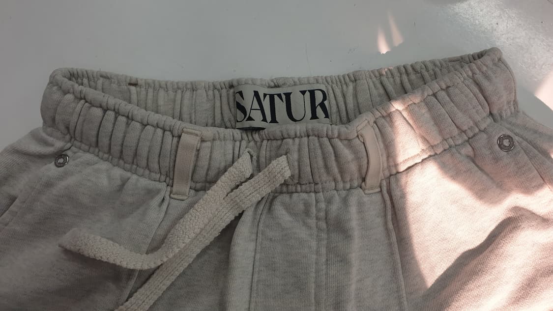 SATUR 와이드 컷오프 스웻 팬츠S 상품이미지8