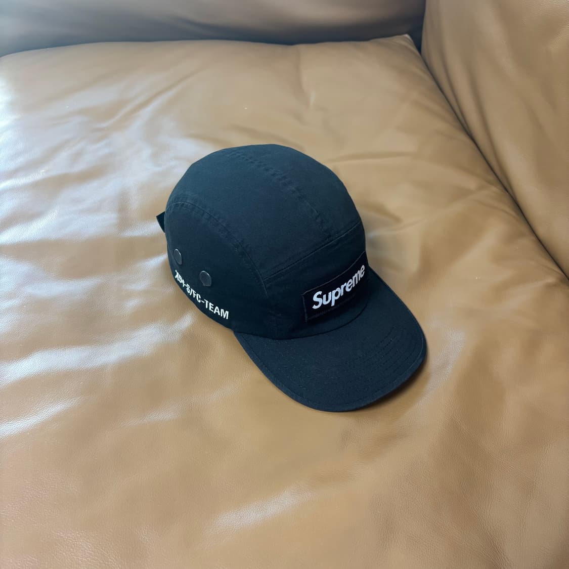 Supreme 슈프림 22ss 밀리터리 워시드 블랙 캠프캡 모자 상품이미지1