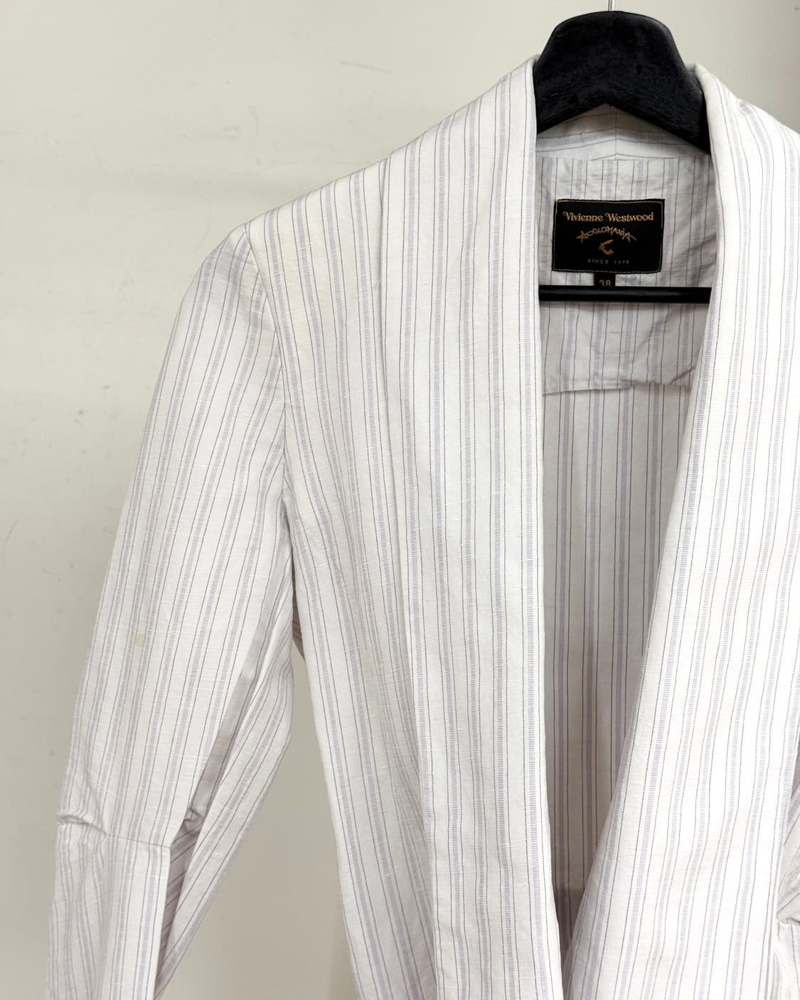 비비안 웨스트우드 핑크 핀스트립드 버튼 블레이저 상품이미지3