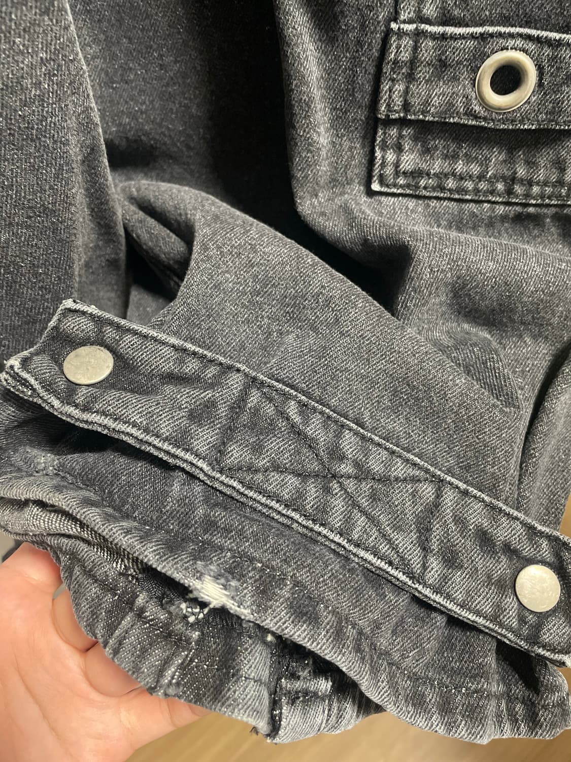 프로젝트 gr 플라이트 데님 블랙 / 1사이즈 (현 프로토콜 인덱스) 상품이미지5