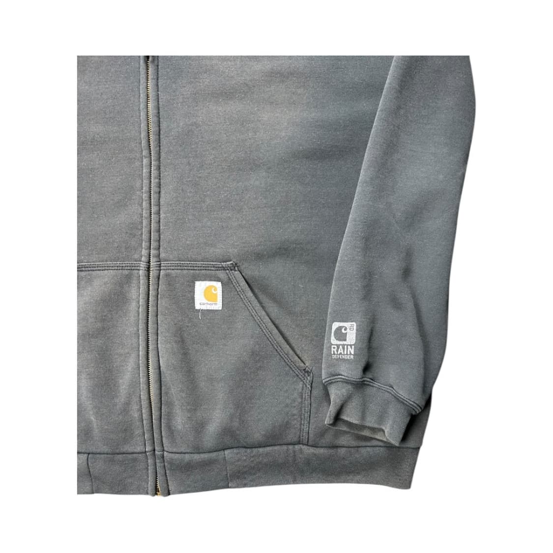 XL) 칼하트 워시드 블랙 써멀 안감 후드집업 TH024  상품이미지4