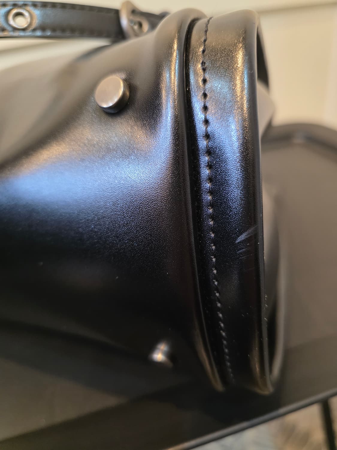 레더리 빈티지 체인 숄더백 상품이미지9