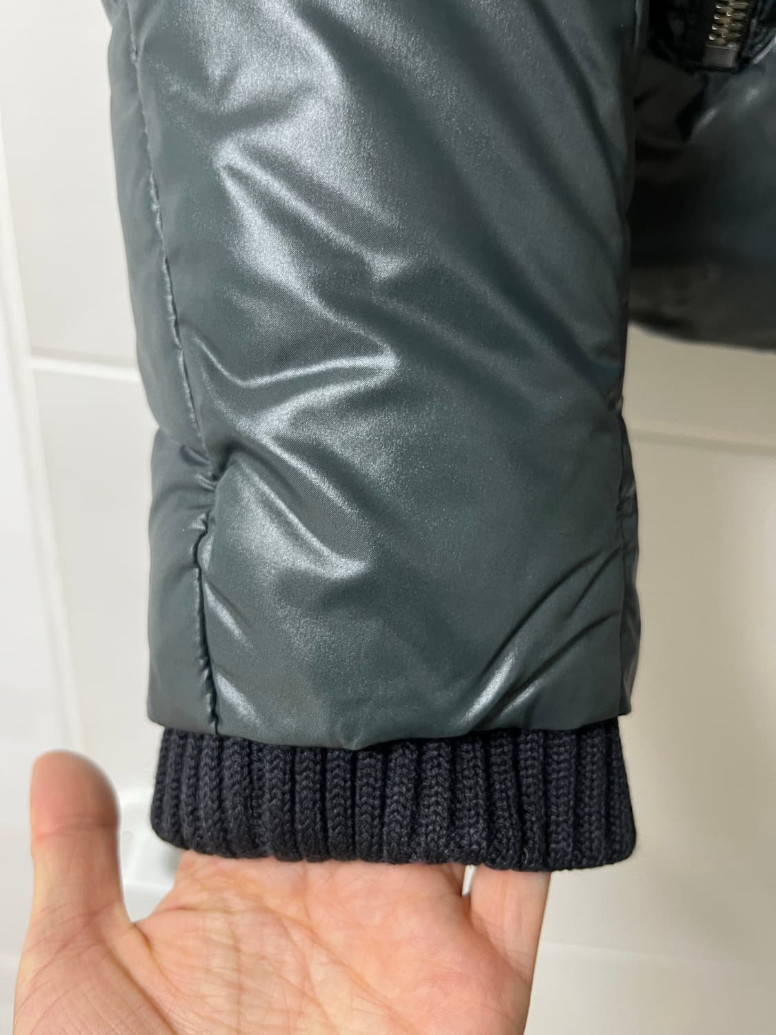 시스템 구스 패딩 양가죽 상품이미지8