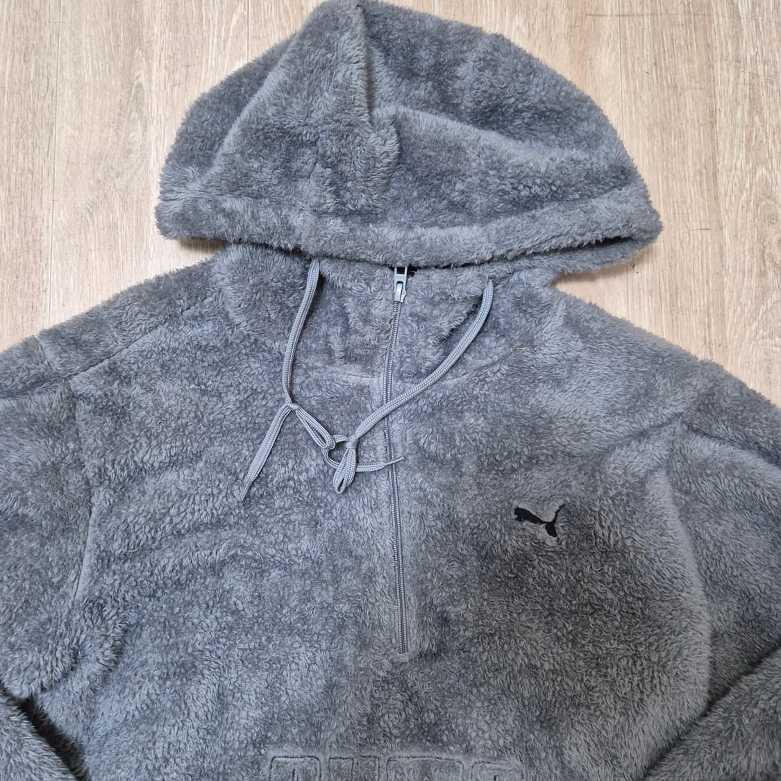 푸마 뽀글이 후드 후리스 플리스 반집업자켓 상품이미지2