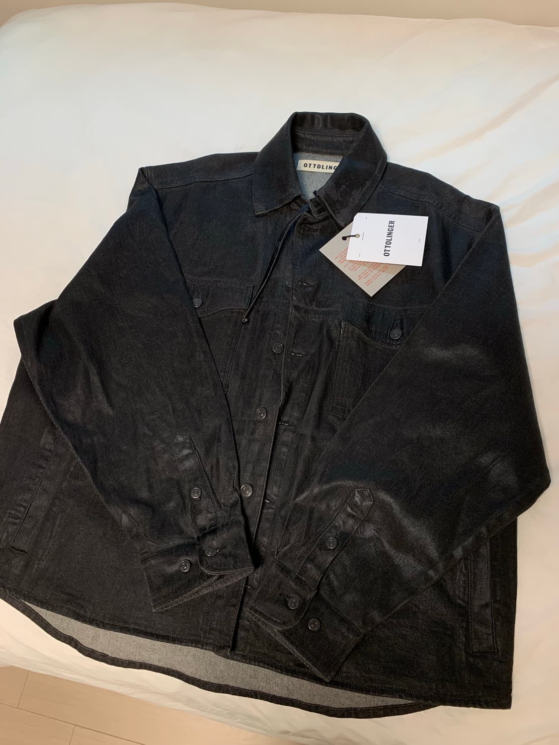 새상품 오토링거 시그니처 데님자켓 L 상품이미지1