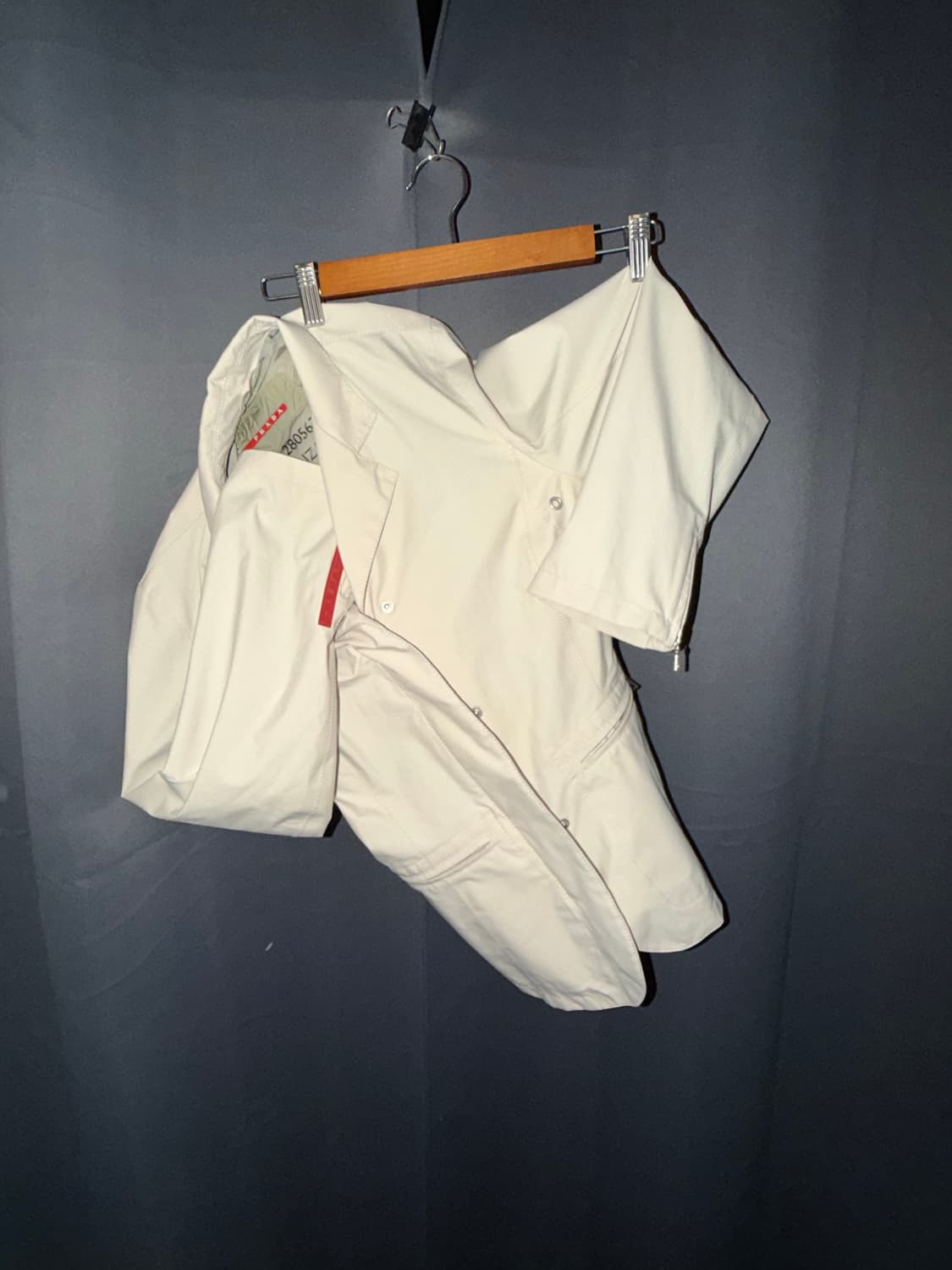 PRADA 아이보리 나일론 자켓 상품이미지2