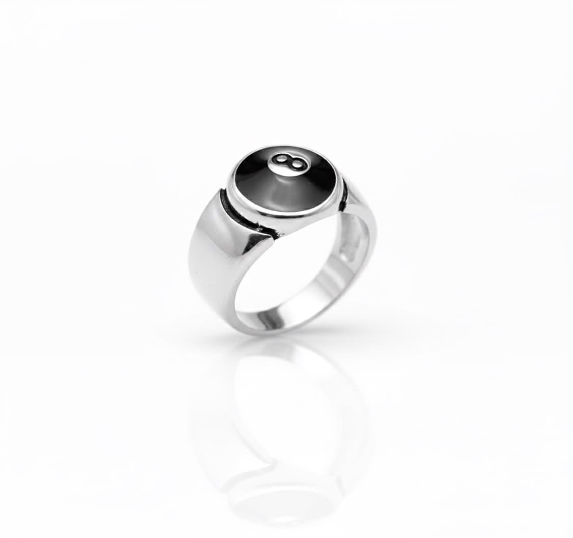 [ 15개 한정 / Signature] 8 ball Ring  8볼 반지 상품이미지2