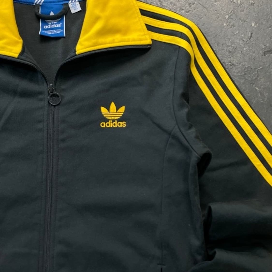 희귀처분 아디다스 져지 차콜 옐로우 노랑 유로파 져지 상품이미지2
