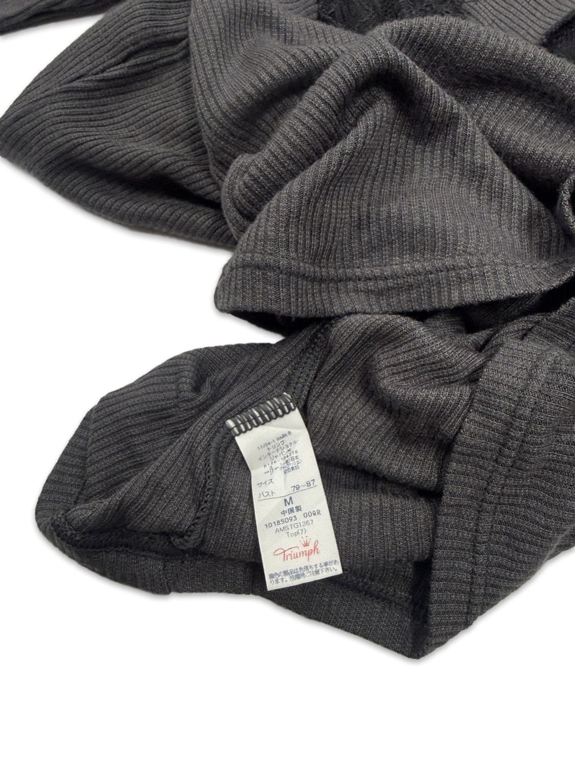 빈티지 그레이 레이스 오프숄더 레이어드티 상품이미지4