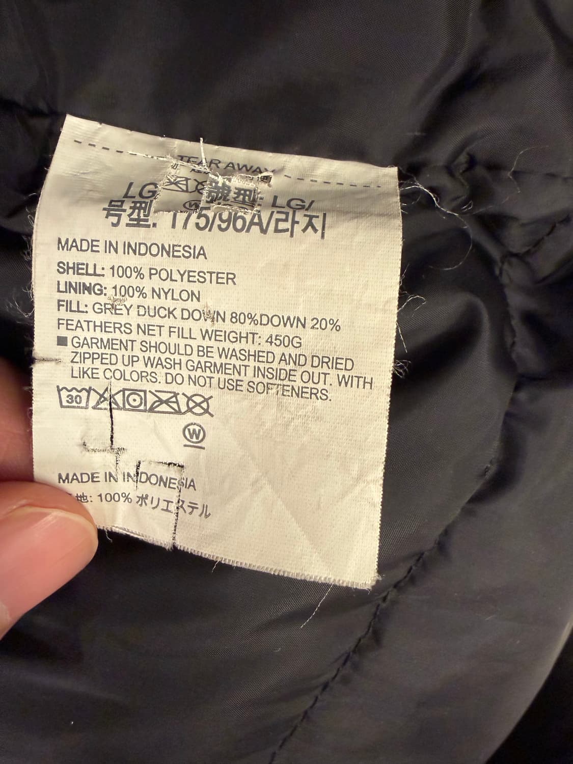 [L]언더아머 덕다운 패딩 블랙 상품이미지7