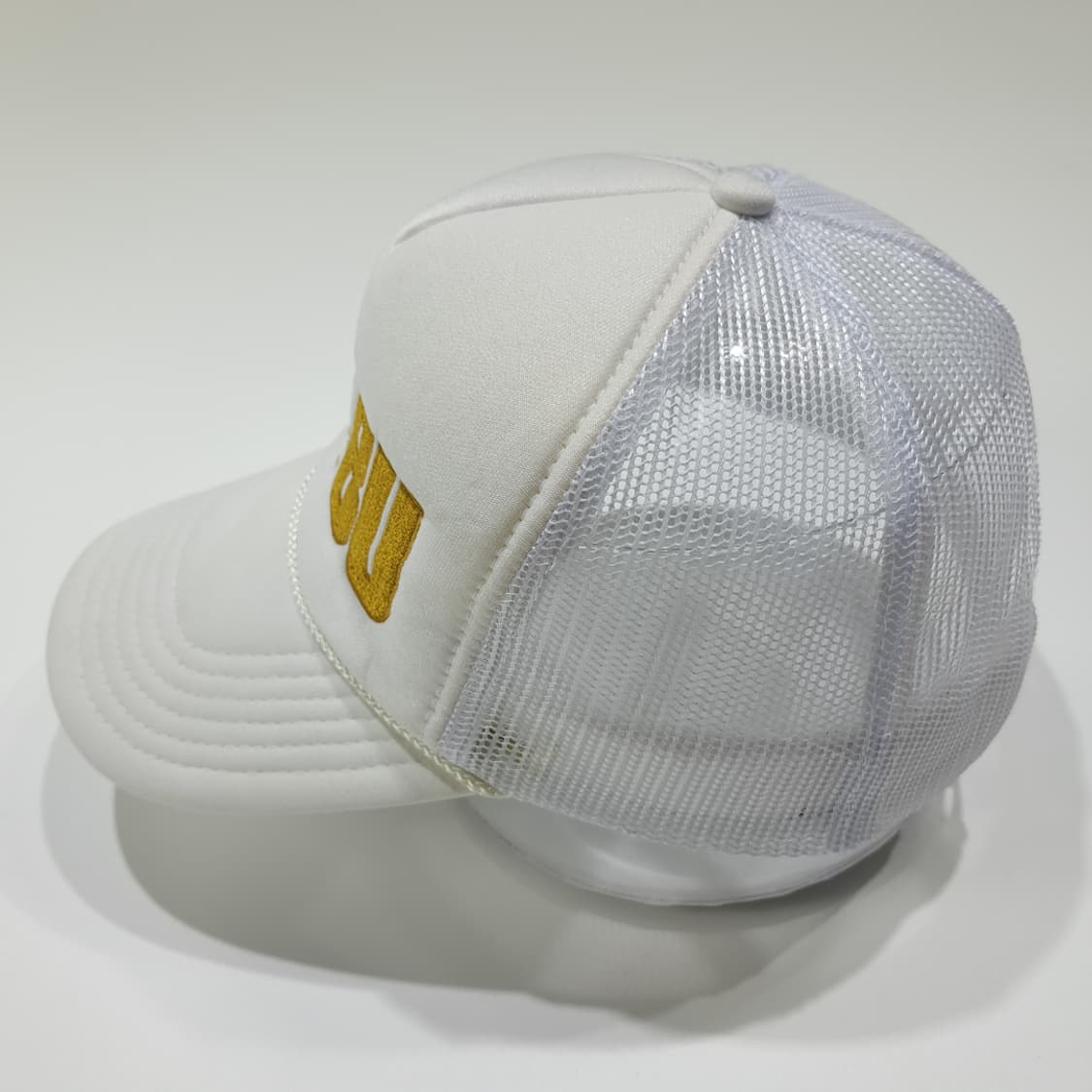 OTTO HABU 캐릭터 자수 화이트 메쉬 트러커 로프캡 P2059 상품이미지4
