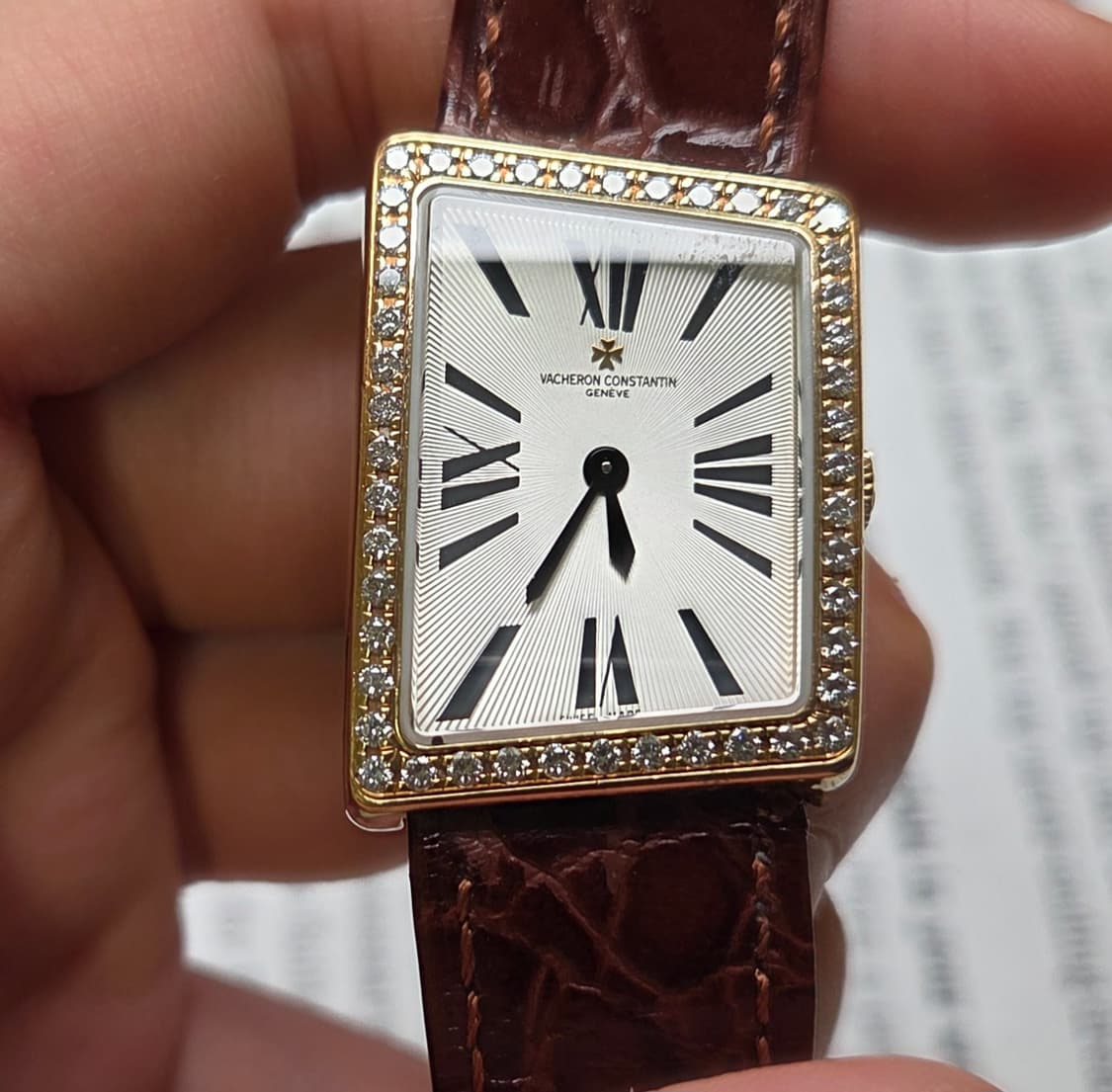바쉐론 콘스탄틴(VC) 1972 어시메트릭 18k올금통 다이아베젤
 상품이미지2