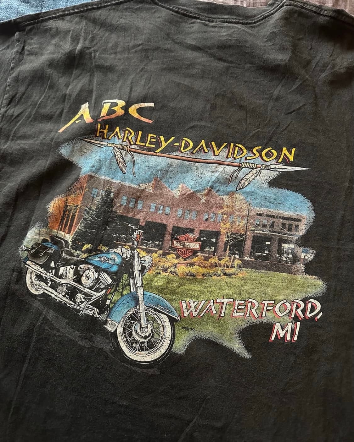 90s USA Vintage할리데이비슨 티셔츠 상품이미지4