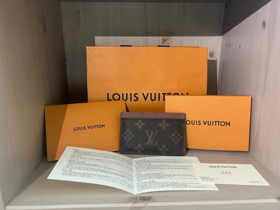 [새상품급/풀구성] 루이비통 모노그램 카드홀더 카드지갑 상품이미지1