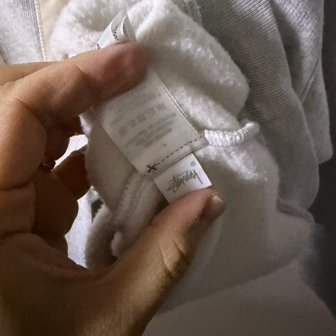 스투시 스투 아플리케 크루넥 118577 S(오버핏 77) 상품이미지7