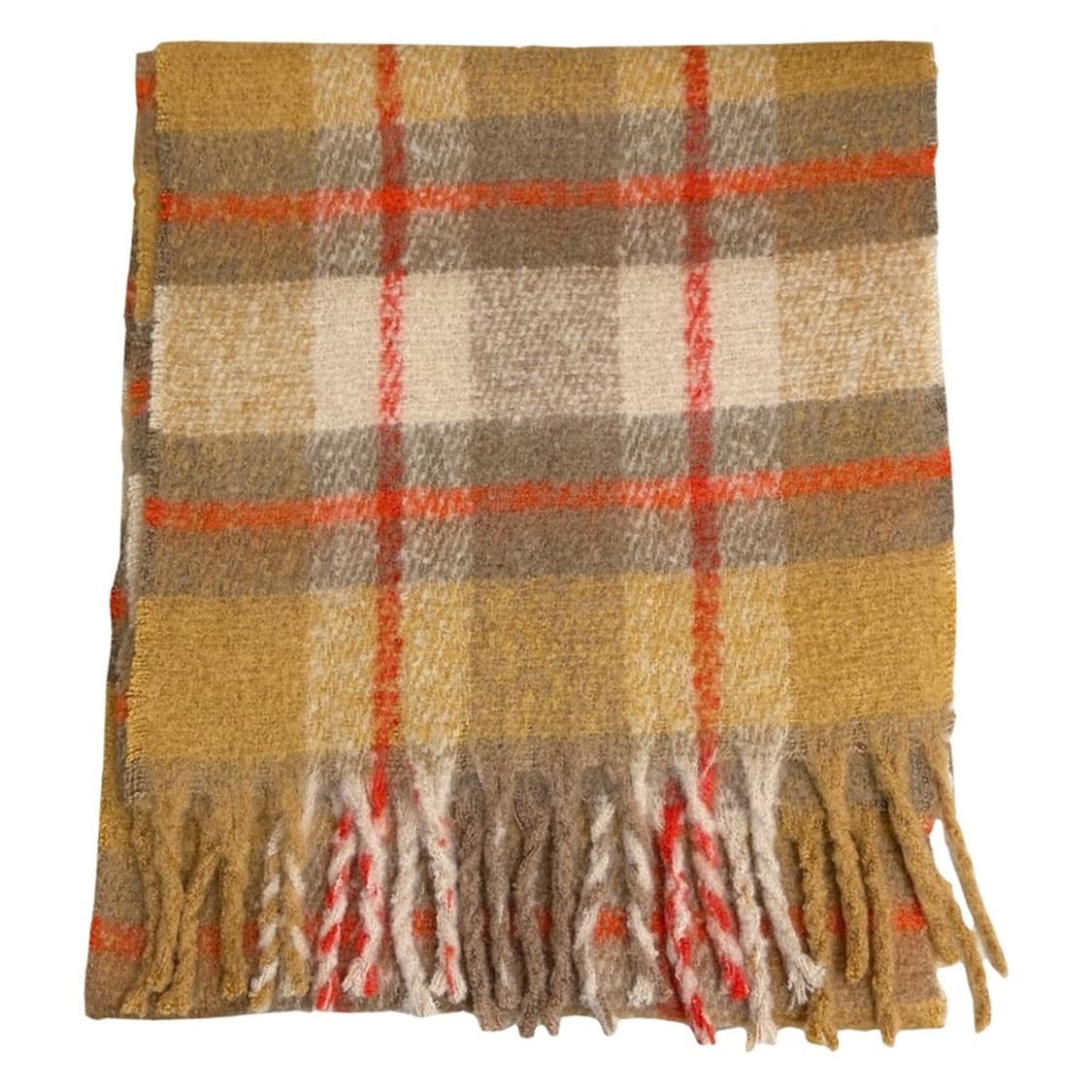 MANGO 체크 머플러 상품이미지2