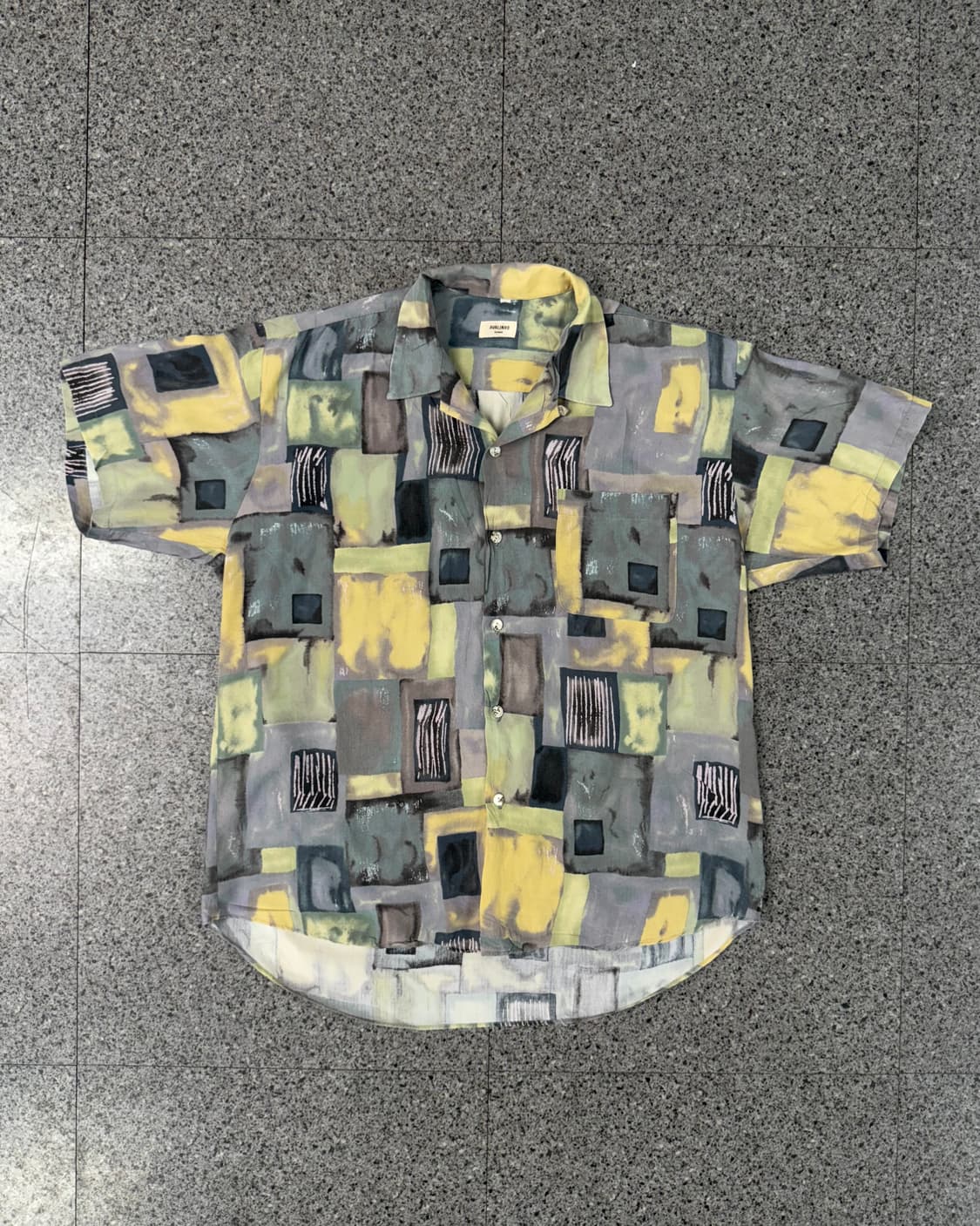 vintage geometric camp collar shirt 상품이미지1