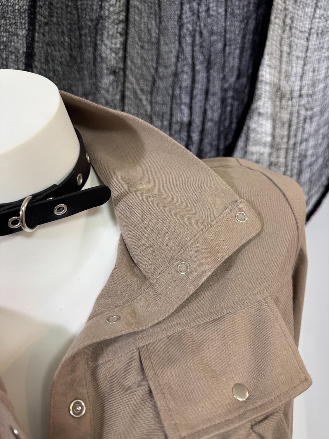 shirring high neck top 상품이미지2