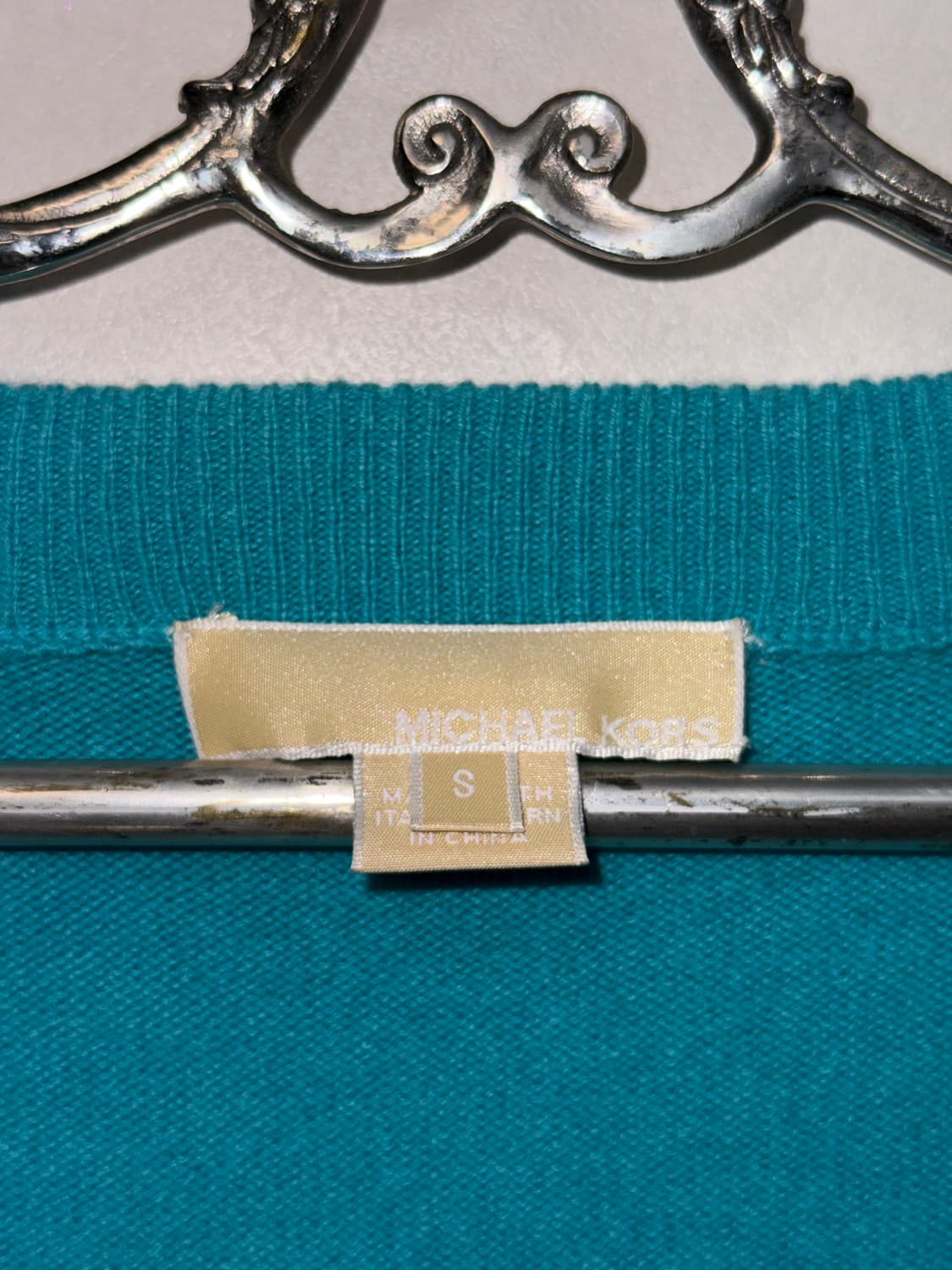 Michael Kors blue Italian yarn knit ops 상품이미지7