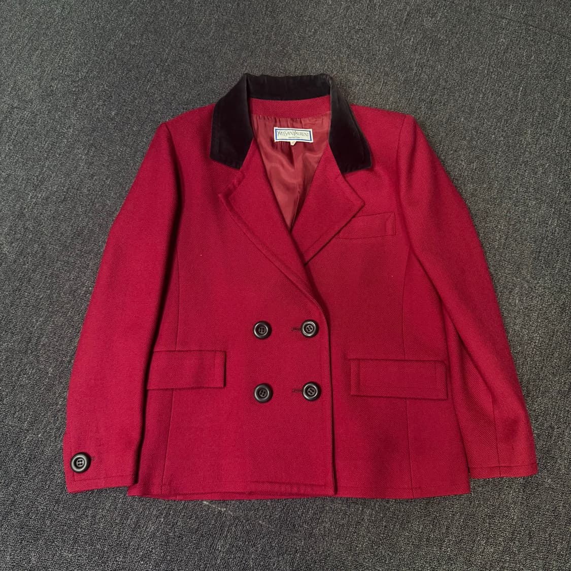 입생로랑 블레이져 다크레드 자켓 상품이미지1
