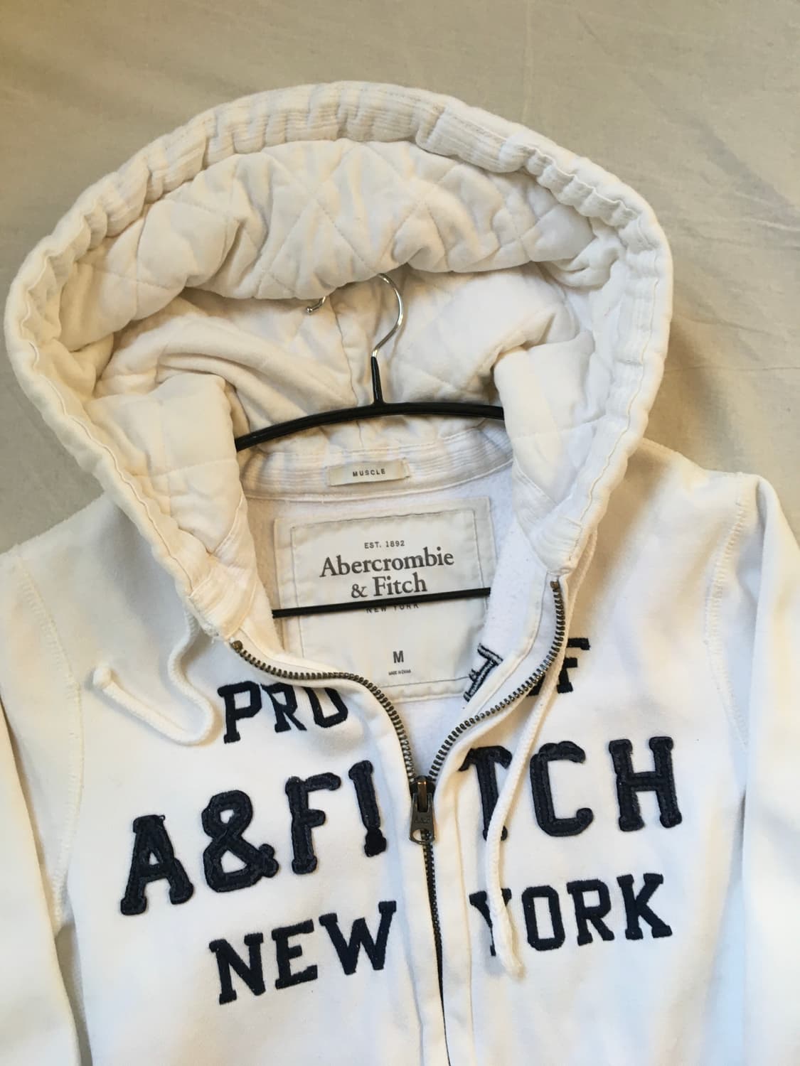 아베크롬비 스펠자수 후드집업 상품이미지4
