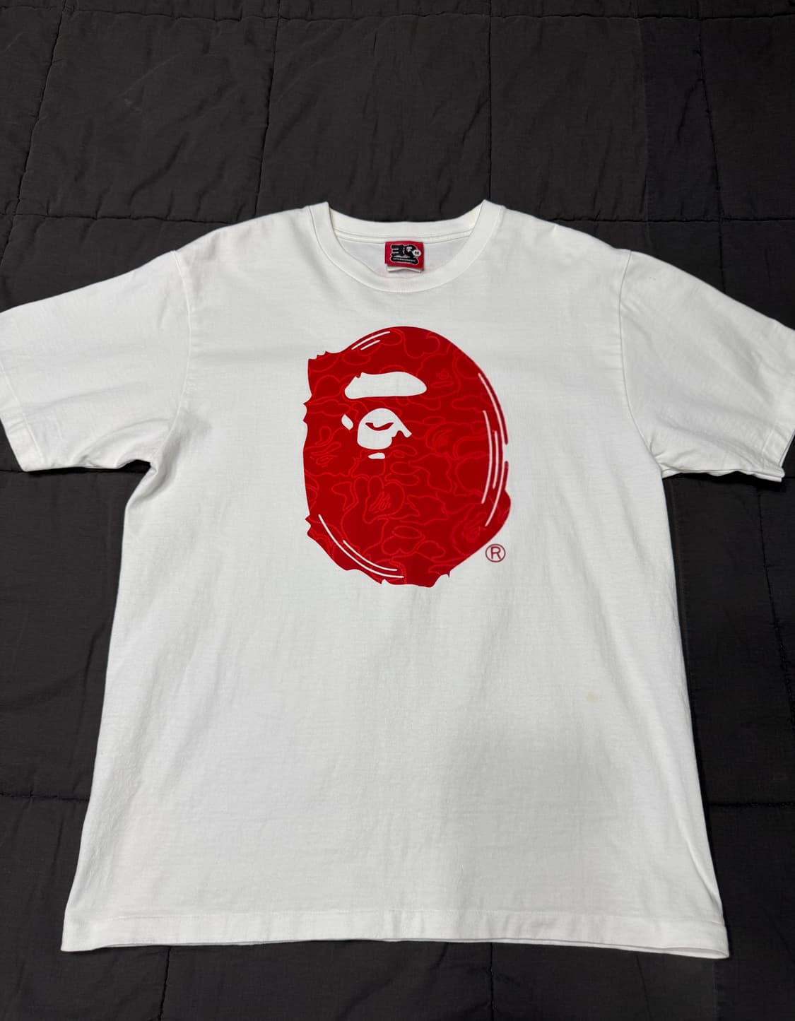 베이프 30주년 반팔티 (M, 화이트) 상품이미지1