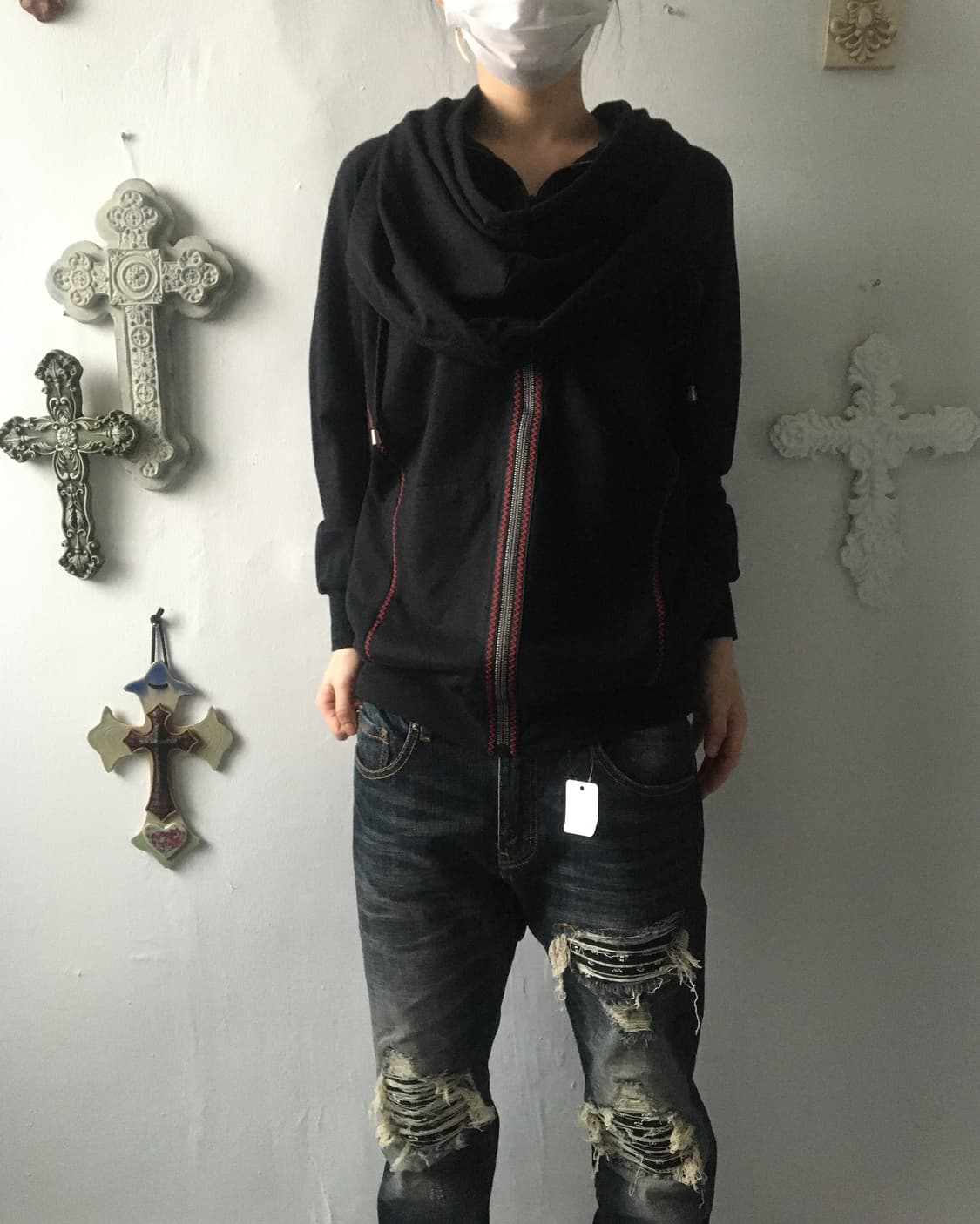 2way warmer hood zip up 상품이미지9