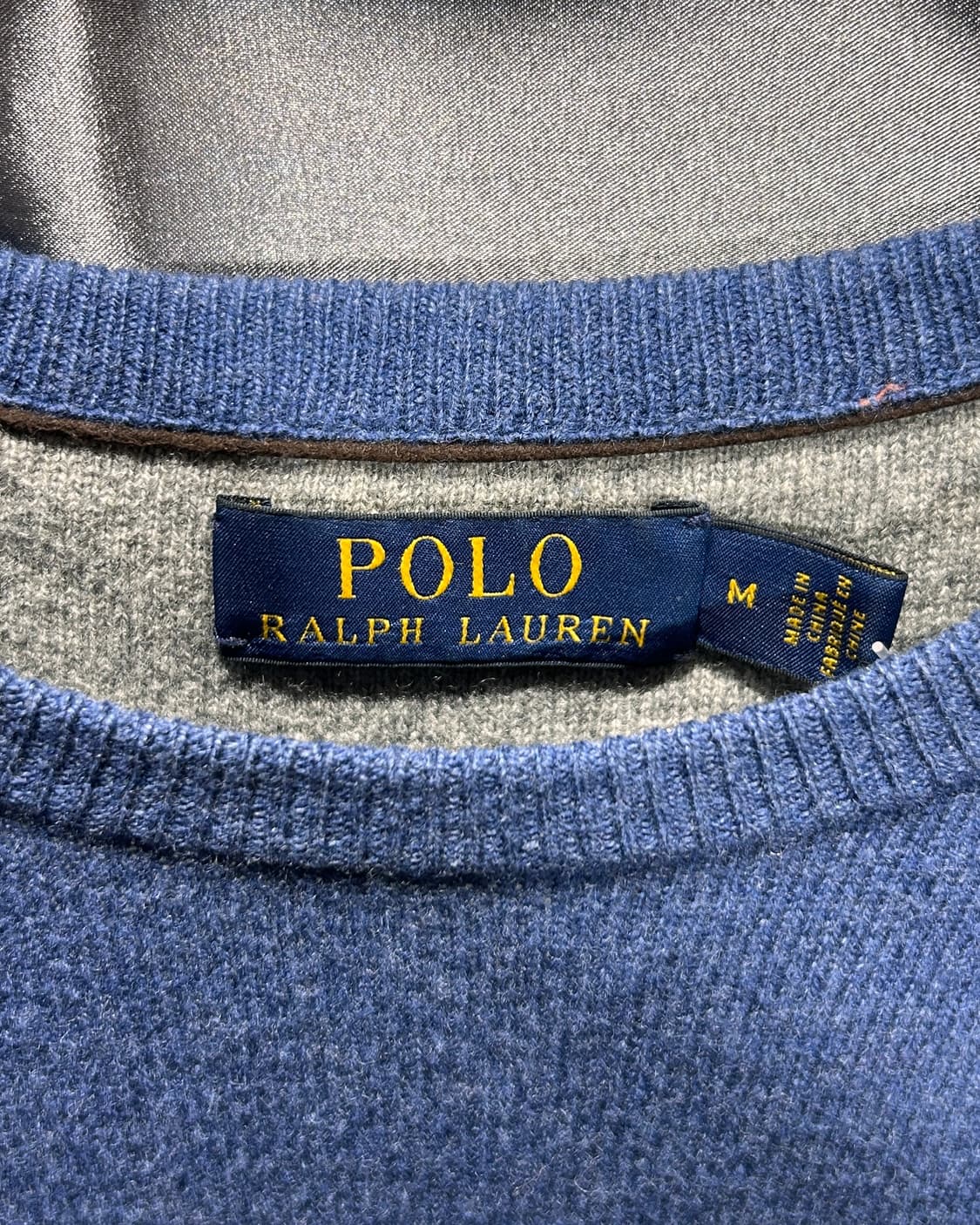 M 폴로랄프로렌 네이비 포니 블루 울 니트 상품이미지5