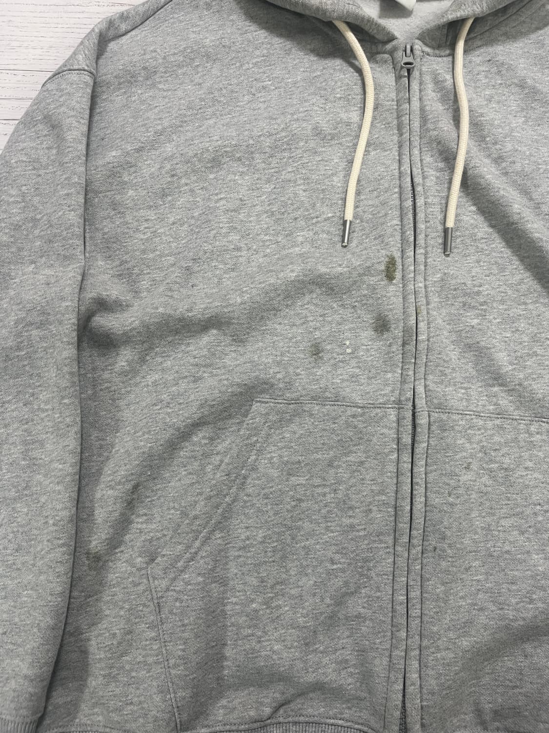 스파오 회색 후드집업  상품이미지2