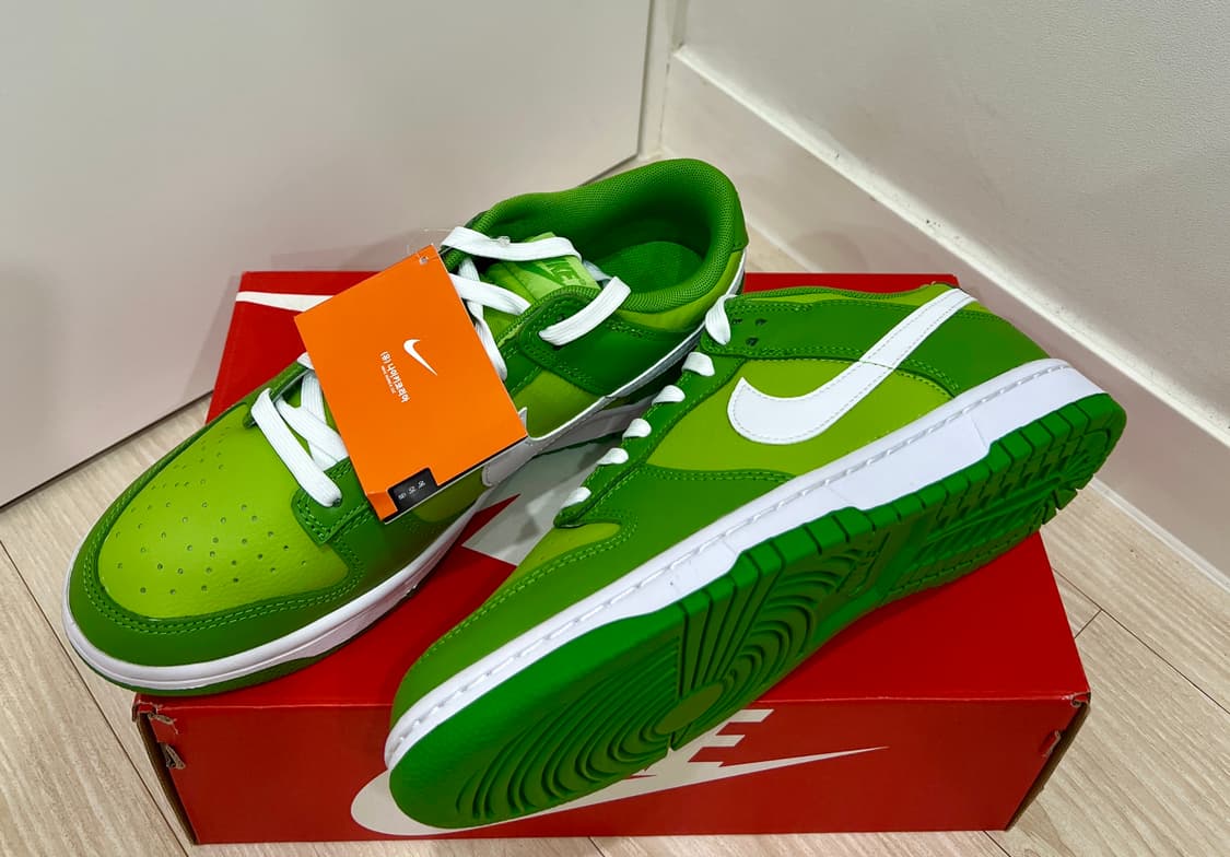 (270/US9)(새제품)나이키 신발 스니커즈 덩크 로우 비비드 그린 상품이미지2