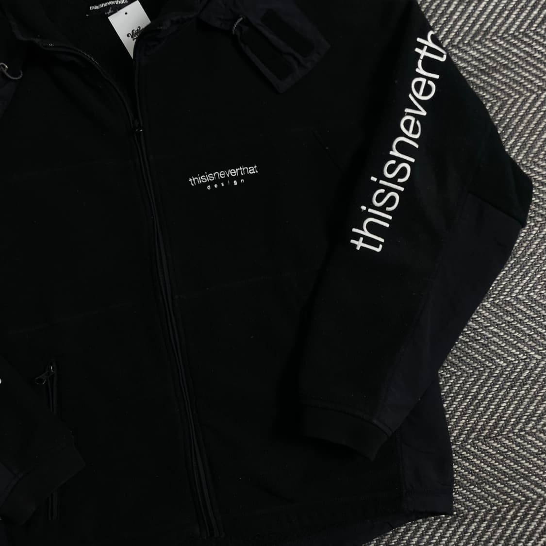 디스이즈네버댓 스펠 빅로고 후드 플리스 자켓o 3528 상품이미지2